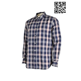 R175Custom men's plaid shirt point lining R175Custom men's plaid shirt point lining